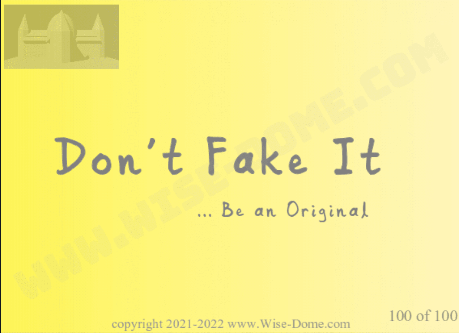 Vitality00005 - Don't Fake It!
