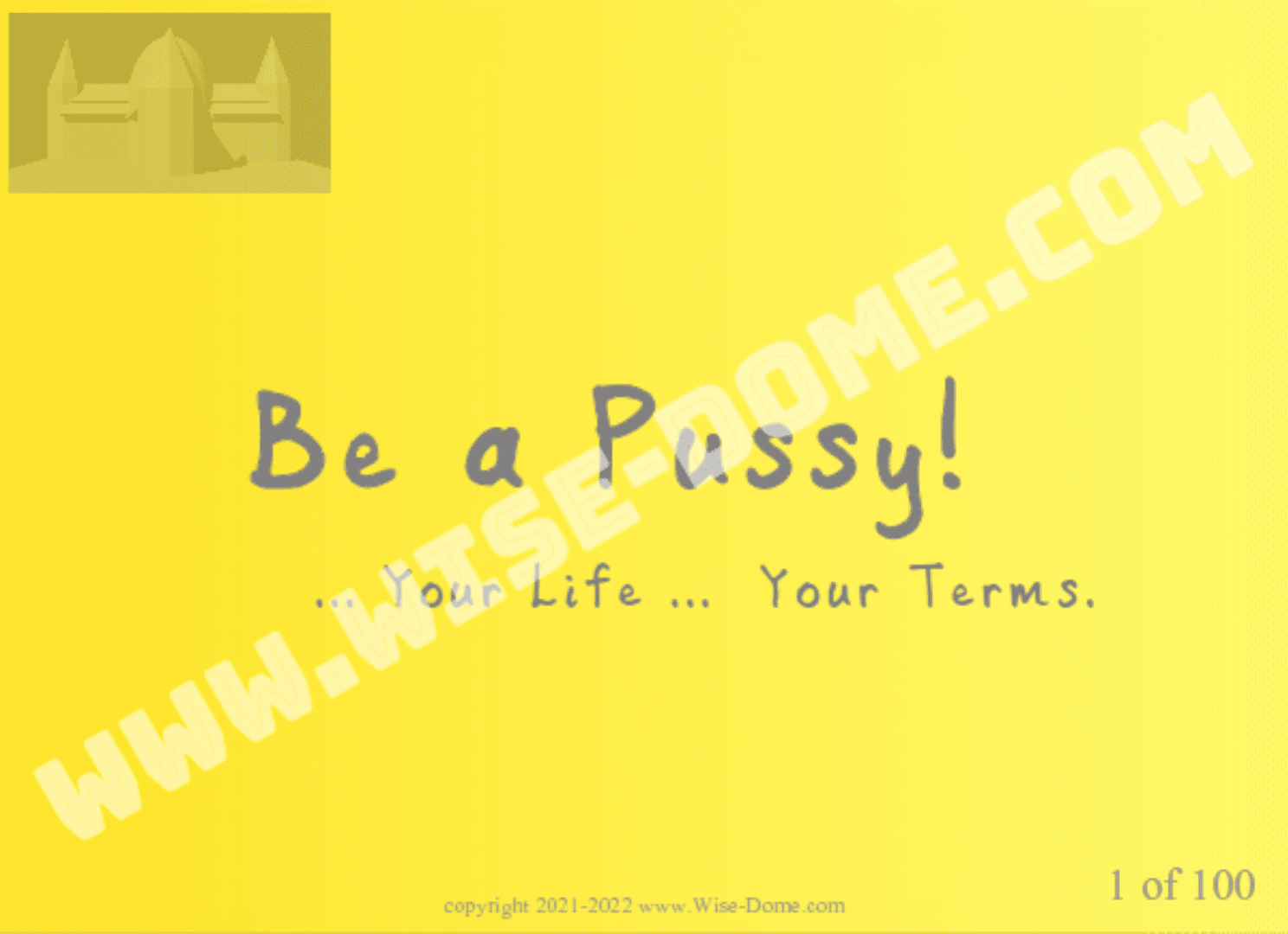 Vitality00002 -Be A Pussy